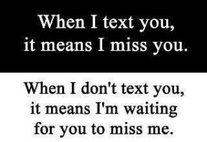 if I text you