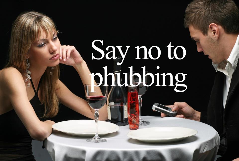 no to phubbing